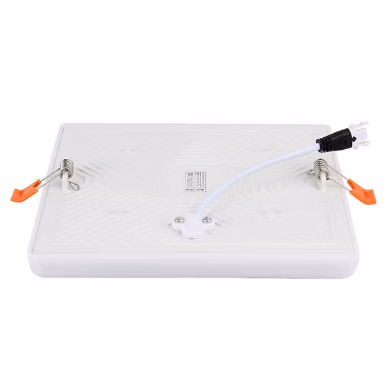 18W SMD2835 Schlanke runde LED-Solar-Quadrat-Rundpanel-Einbauleuchte aus Aluminium für den Innenbereich, verstellbare Downlight-Panel-Leuchte